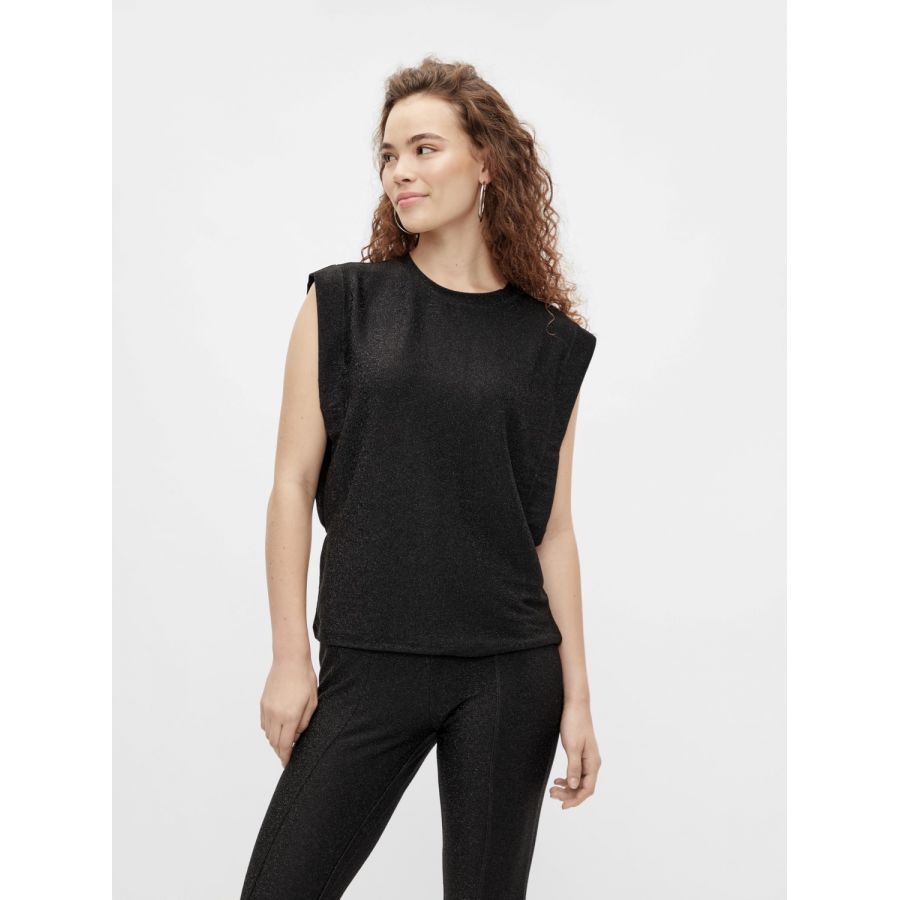 PIECES svart